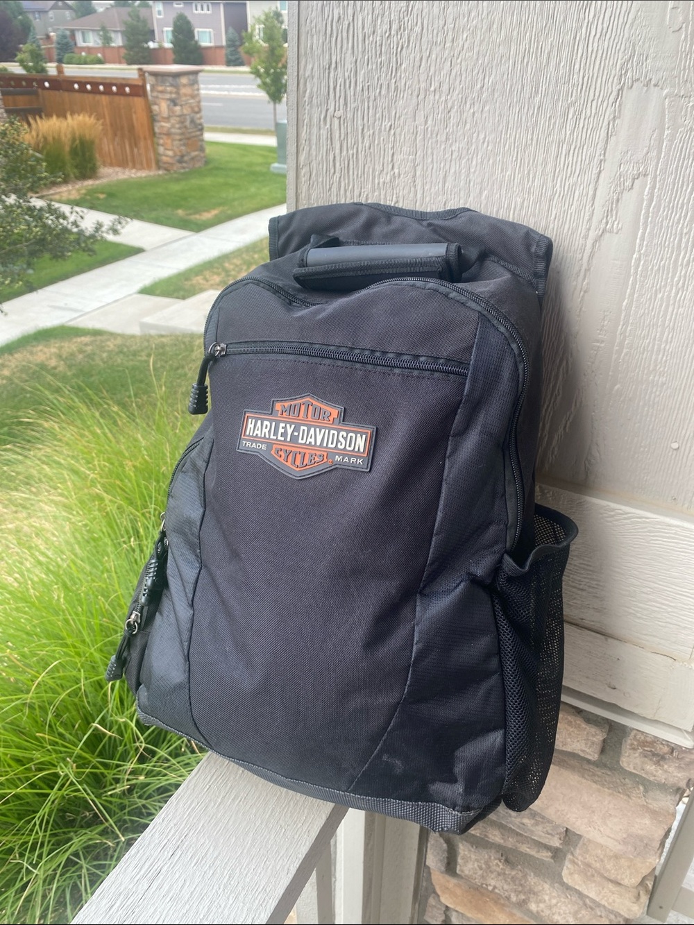 Harley-Davidson Black Backpack with Logo Patch